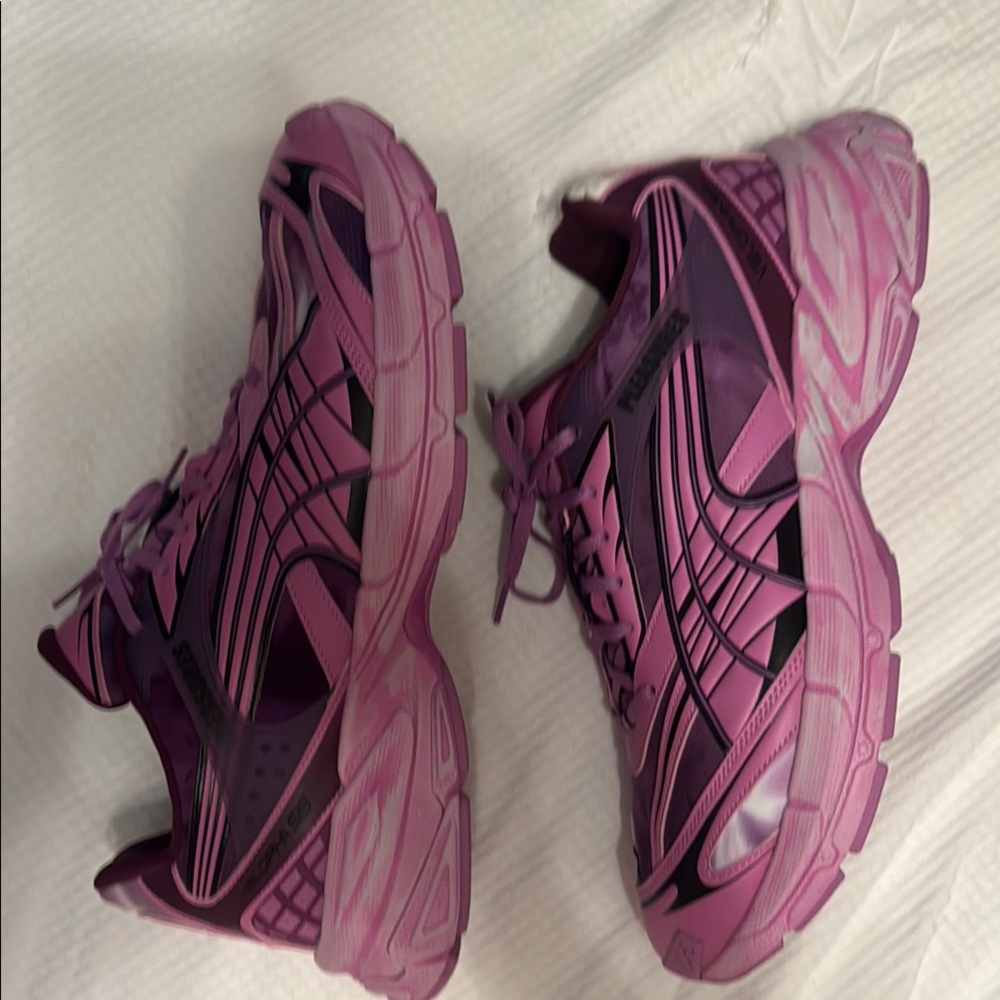 Puma Pink Athletic Shoes with Chunky Sole